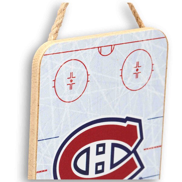 Montreal Canadiens Rink Hanging Wood Wall Decor Open Road Brands